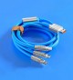 3 In 1 120W USB hızlı şarj kablosu iPhone 14 için 11 Pro Max Xiaomi Huawei Samsung USB tip C hızlı veri kablosu 3 In 1 120W USB hızlı şarj kablosu iPhone 14 için 11 Pro Max Xiaomi Huawei Samsung USB tip C hızlı veri kablosu