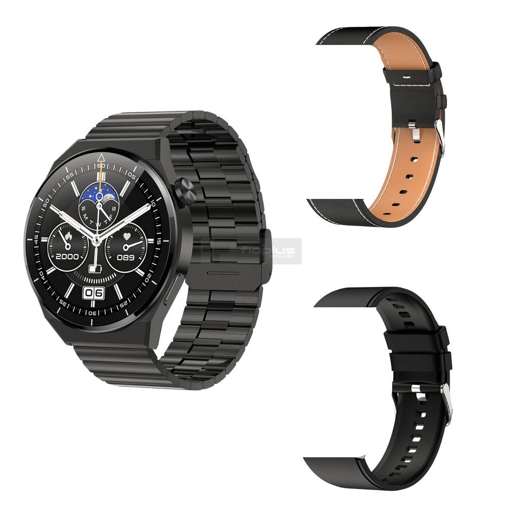 Gt3Max 1.45 İnç Orjinal Ekran Boyutu 3 Kordonlu Akıllı Saat Gt3Max 1.45 İnç Orjinal Ekran Boyutu 3 Kordonlu Akıllı Saat