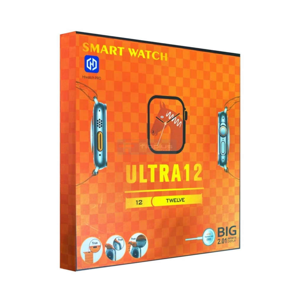 مجموعة الساعات الذكية Fioplus Ultra 12 مع 10 نطاقات مجموعة الساعات الذكية Fioplus Ultra 12 مع 10 نطاقات