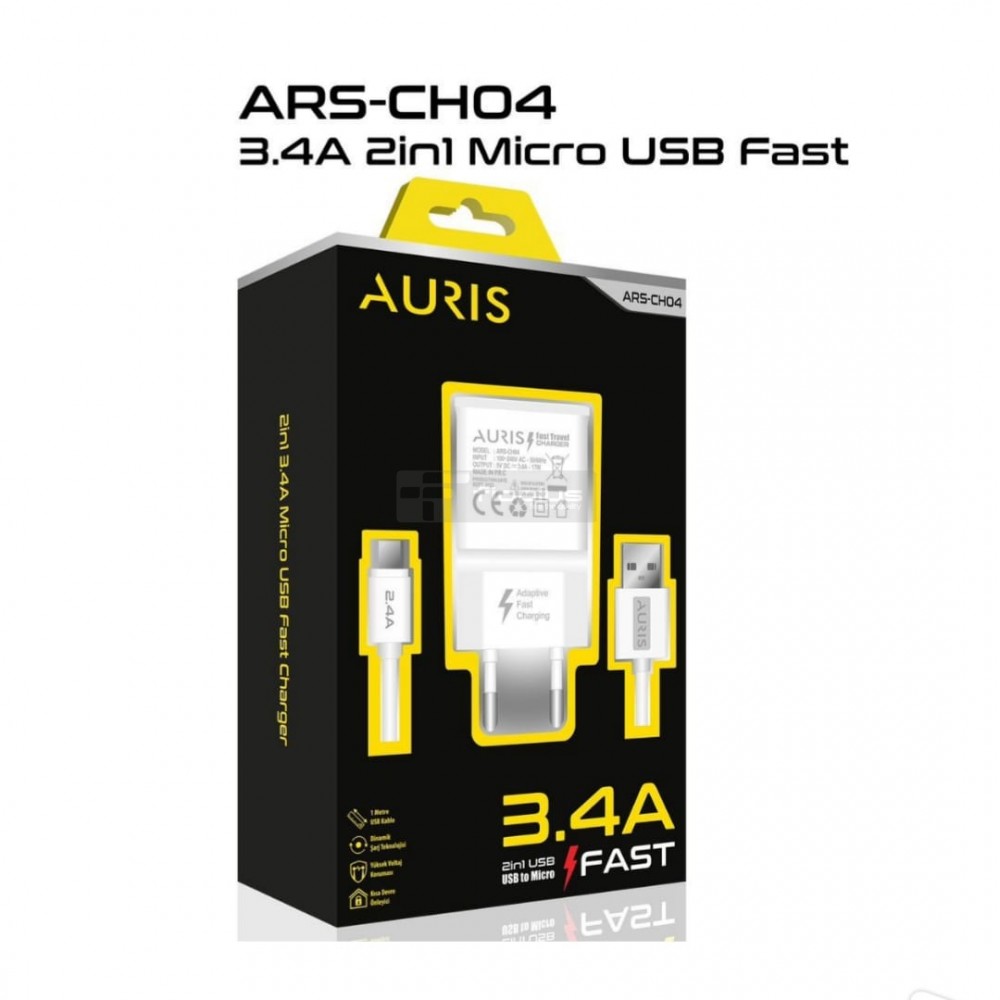 AURİS CH04 3.1A  MİKRO FAST CHARGER