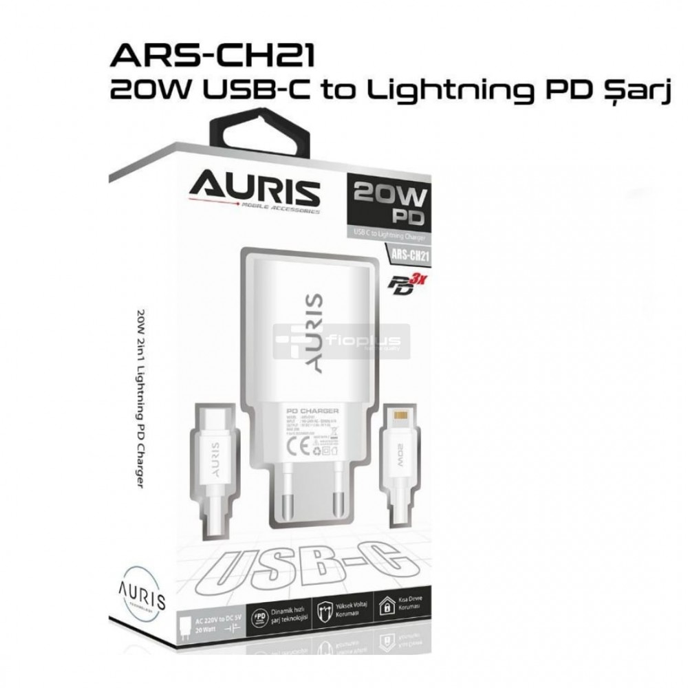 AURİS CH21 20W PD LİGHTİNİNG ŞARJ 