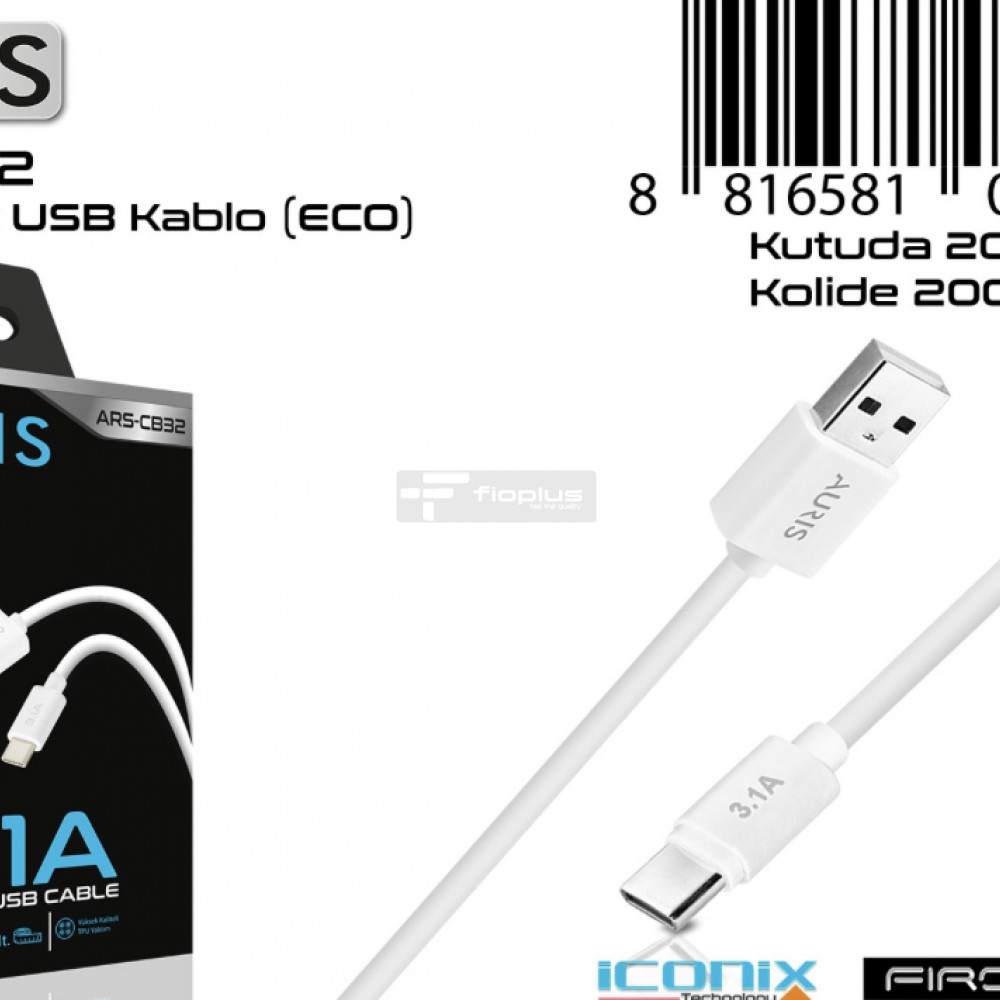 كابل أوريس Cb-32 3.1A Eco Type-c