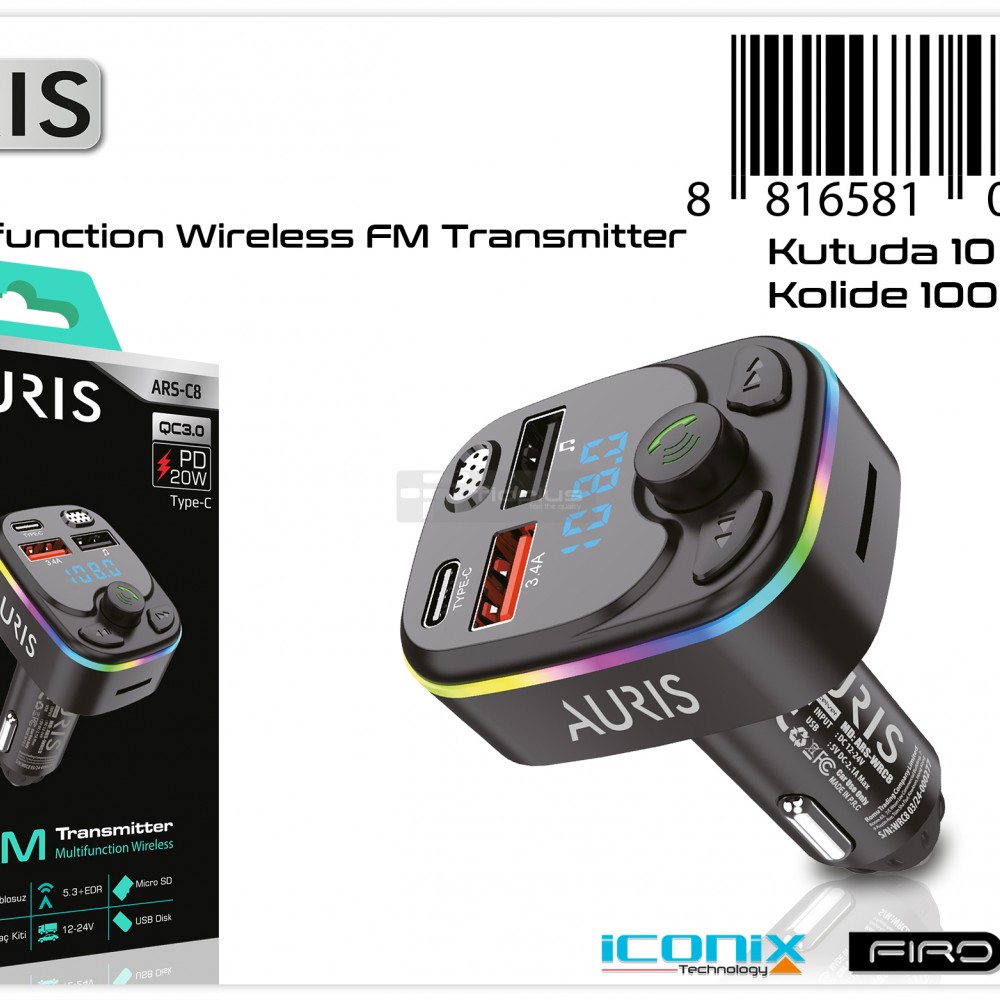 إطار أوريس C8 قوس قزح + مخرج Pd للسيارة Mp3 إطار أوريس C8 قوس قزح + مخرج Pd للسيارة Mp3