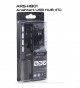 AURİS HB01 4 LÜ DÜĞMELİ USB PORT AURİS HB01 4 LÜ DÜĞMELİ USB PORT
