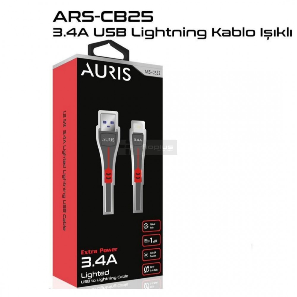 Auris Cb25 3.4A Lightning Hasır KAblo 