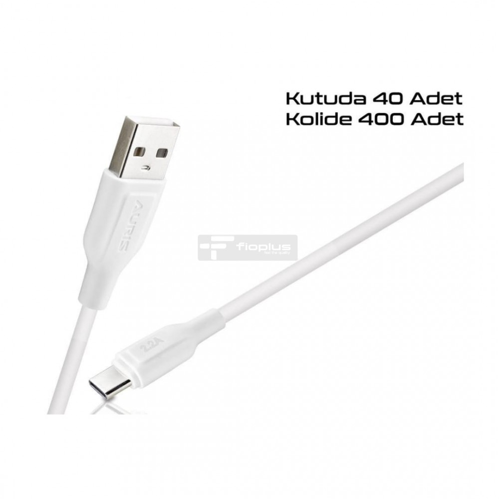 Auris Cb32 2,2A Typpe-c Kibrit Kutu Kablo Auris Cb32 2,2A Typpe-c Kibrit Kutu Kablo