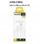 Auris Cb13 25Cm 2.2A Mikro Kablo Auris Cb13 25Cm 2.2A Mikro Kablo