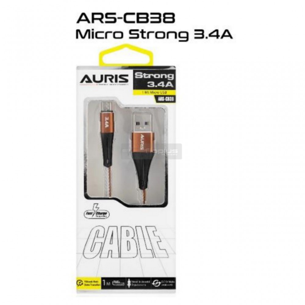 Auris 3.4A Mikro Strong HAsır Kablo Auris 3.4A Mikro Strong HAsır Kablo