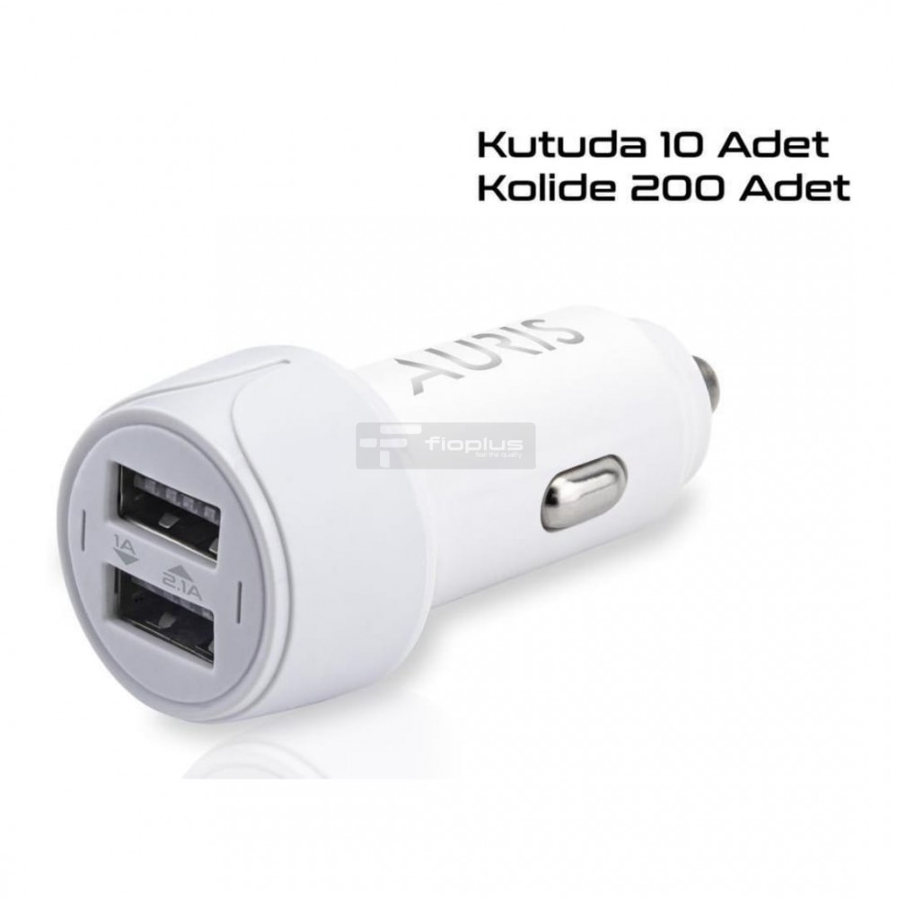 AURİS CR06 DOUBLE USB ÇIKIŞLI OTO ŞARJ BAŞLIĞI AURİS CR06 DOUBLE USB ÇIKIŞLI OTO ŞARJ BAŞLIĞI
