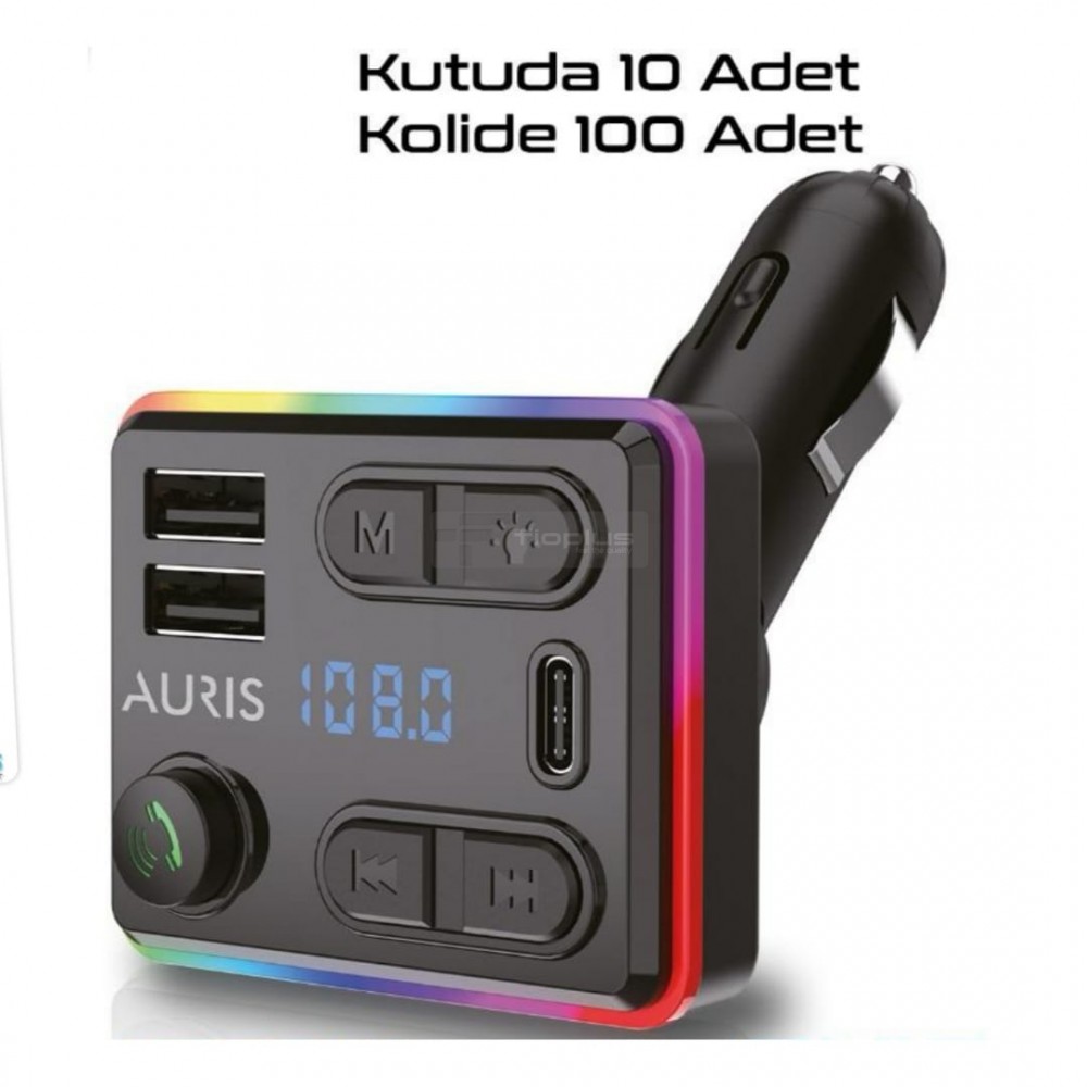 AURİS M48 DOUBLE ŞARJ+PD ÇIKIŞLI FM TRANSMÖİTTER AURİS M48 DOUBLE ŞARJ+PD ÇIKIŞLI FM TRANSMÖİTTER