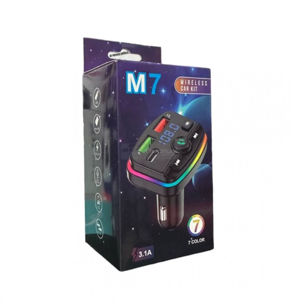 Fioplus M7 Pd Çıkışlı Rgb Çerçeveli Fm Transmitter Fioplus M7 Pd Çıkışlı Rgb Çerçeveli Fm Transmitter