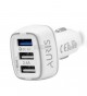 Auris Cr05 5.4A 30W 3 Girişli Hızlı Araç Şarj Başlığı Auris Cr05 5.4A 30W 3 Girişli Hızlı Araç Şarj Başlığı