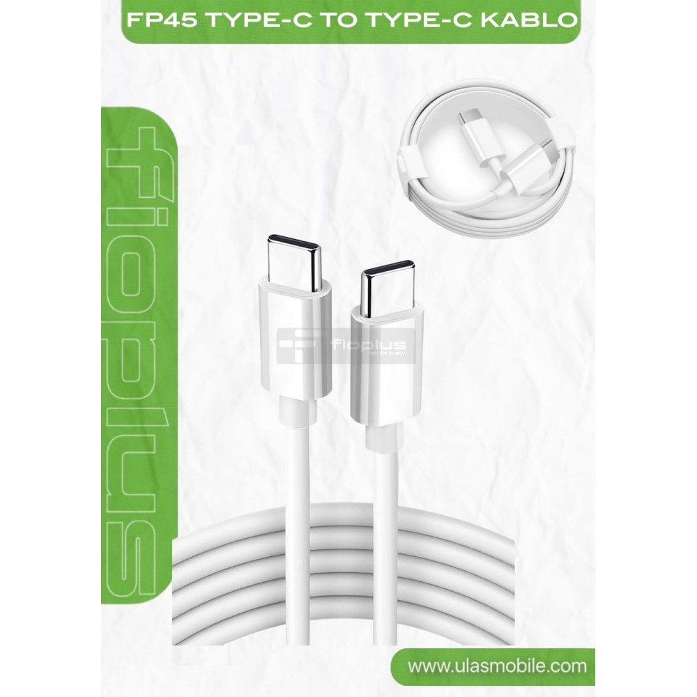 Fioplus Fp45 Type-c To Type-c  60W - 1m Kablo 