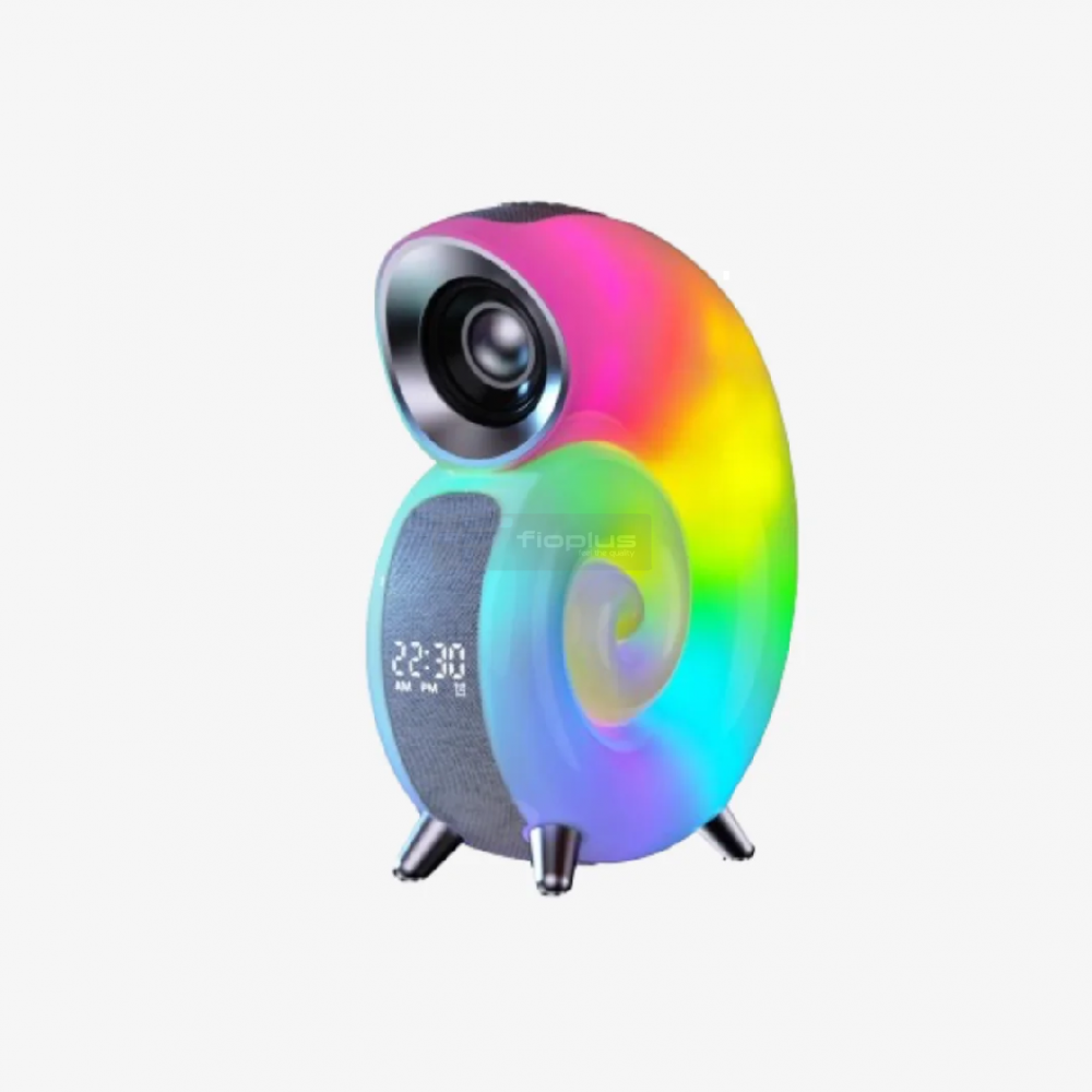 مكبر صوت بإضاءة RGB من نوع الحلزون