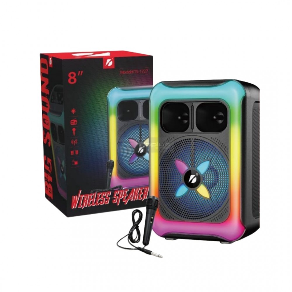 KTS-1727 8" İNÇ RGB MİKROFONLU SPEAKER KTS-1727 8" İNÇ RGB MİKROFONLU SPEAKER