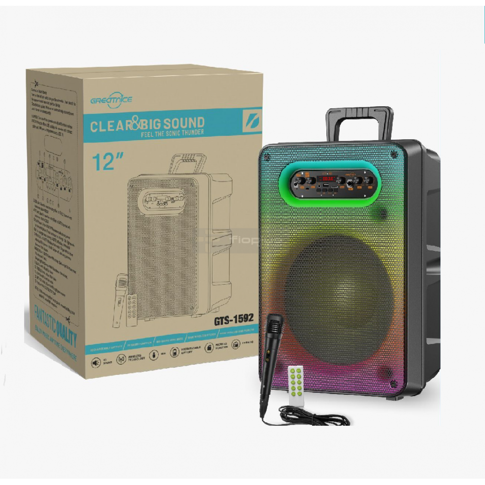 Gts-1592 12" İnç Karaoke Speaker Gts-1592 12" İnç Karaoke Speaker