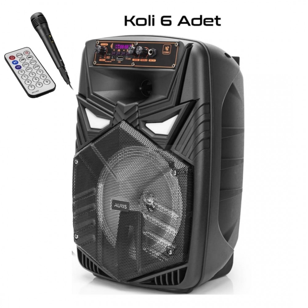 Auris Sp20 8 İnç Kablolu Işıklı SPeaker Auris Sp20 8 İnç Kablolu Işıklı SPeaker