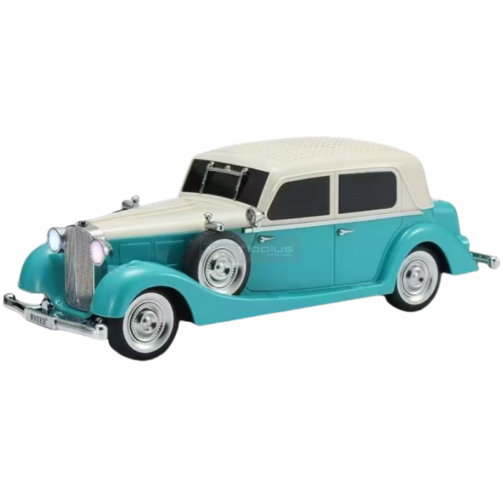 Fioplus WS-1934 Araba Şeklinde Hoparlör Fioplus WS-1934 Kırmızı Nostaljik Araba Bluetooth Hoparlör Görseli