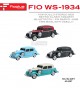 Fioplus WS-1934 Araba Şeklinde Hoparlör Fioplus WS-1934 Kırmızı Nostaljik Araba Bluetooth Hoparlör Görseli