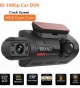 Fioplus FIO A68 HD 1080p Mini Araç Kamerası Ön ve Arka Görünümü