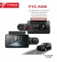 Fioplus FIO A68 Akıllı Araç Kamerası Fioplus FIO A68 HD 1080p Mini Araç Kamerası Ön ve Arka Görünümü