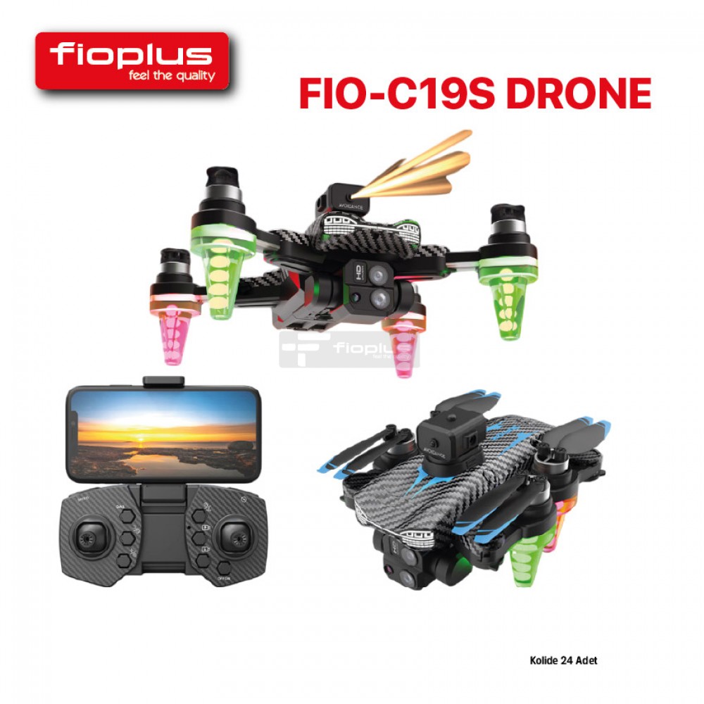 طائرة FIOPLUS FIO-C19S بدون طيار بكاميرا و GPS و إضاءة RGB طائرة FIOPLUS FIO-C19S بدون طيار بكاميرا و GPS و إضاءة RGB