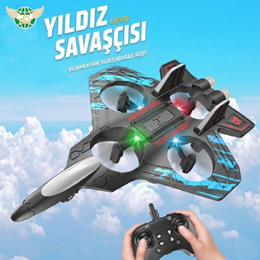 Fioplus FIO F166 Kırılmaz Esnek EPP Gövdeli Akıllı Drone Uçak Görseli