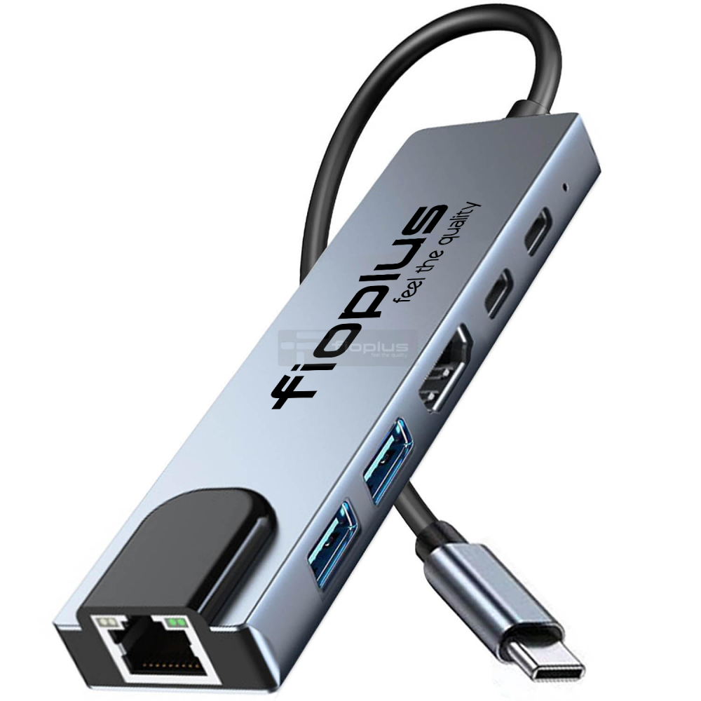 6’sı 1 Arada USB-C Hub Ethernet HDMI – Fioplus -FP-CPX103 6’sı 1 Arada USB-C Hub Ethernet HDMI – Fioplus -FP-CPX103