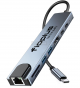 Fioplus FP-CPX104 USB-C Hub Adaptörü FP-CPX104 8’i 1 arada USB-C Hub çoklayıcı adaptör