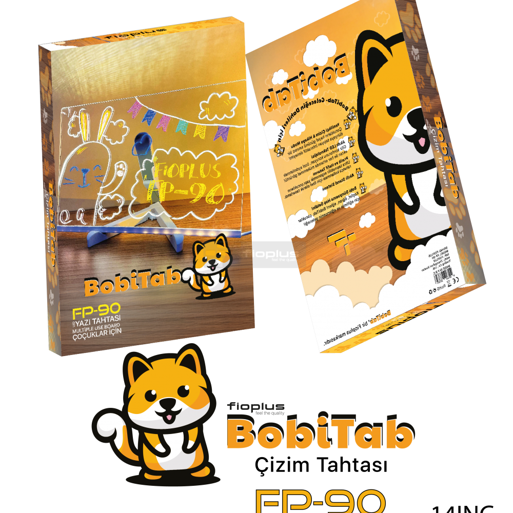 Fioplus Bobitab LED Çizim Tableti FP-90 - Işıklı Yazı Tahtası