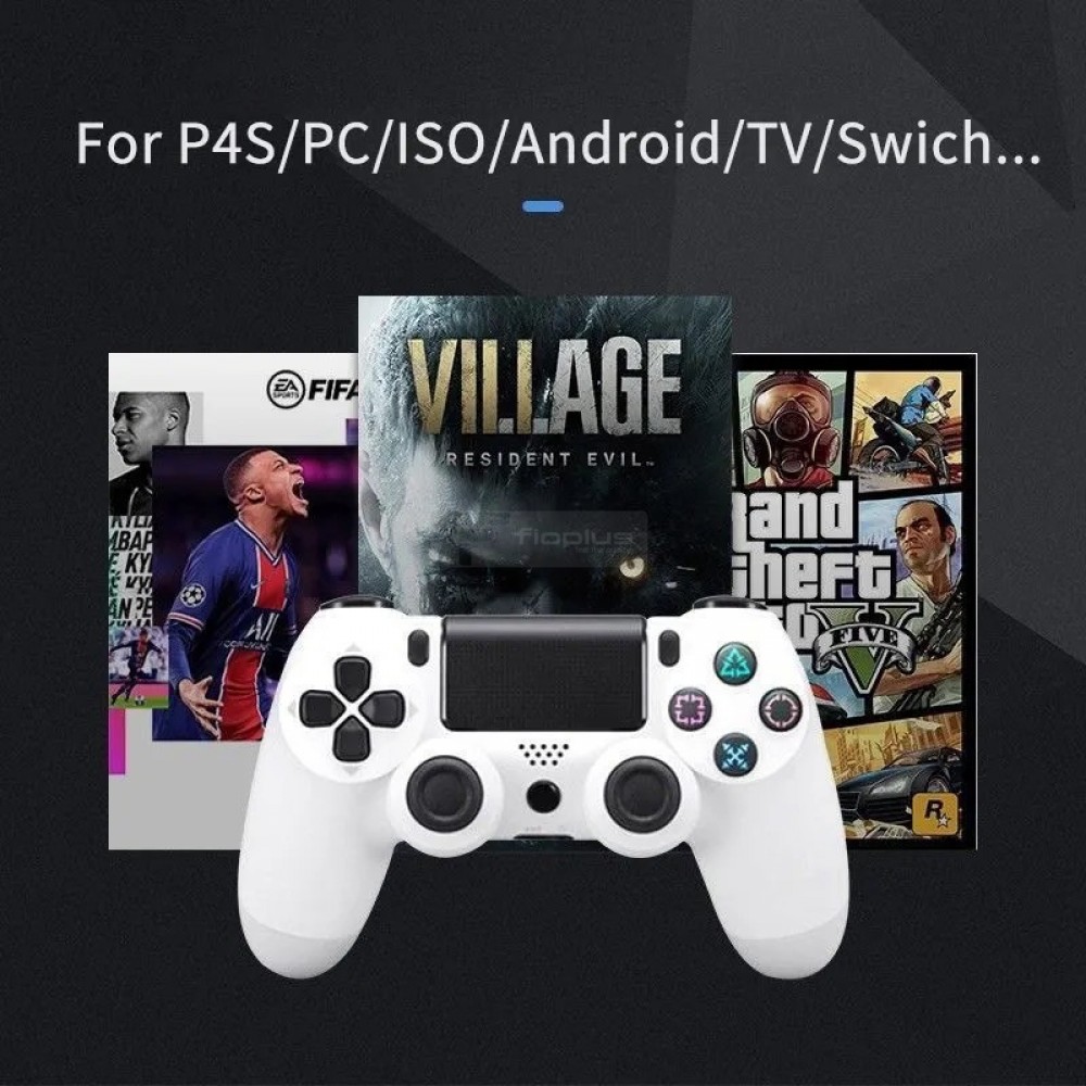 وحدة تحكم ألعاب PS4 تهتز عصا التحكم اللاسلكية عالية الجودة لجهاز PlayStation 4