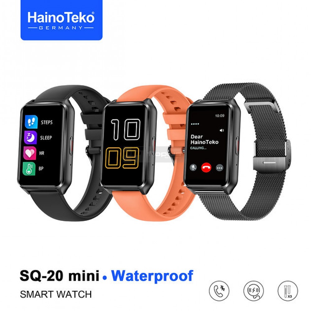ساعة ذكية FİOPLUS Haino Teko SQ-20 Mini – شاشة AMOLED، مكالمات بلوتوث و 3 أحزمة مختلفة ساعة ذكية FİOPLUS Haino Teko SQ-20 Mini – شاشة AMOLED، مكالمات بلوتوث و 3 أحزمة مختلفة