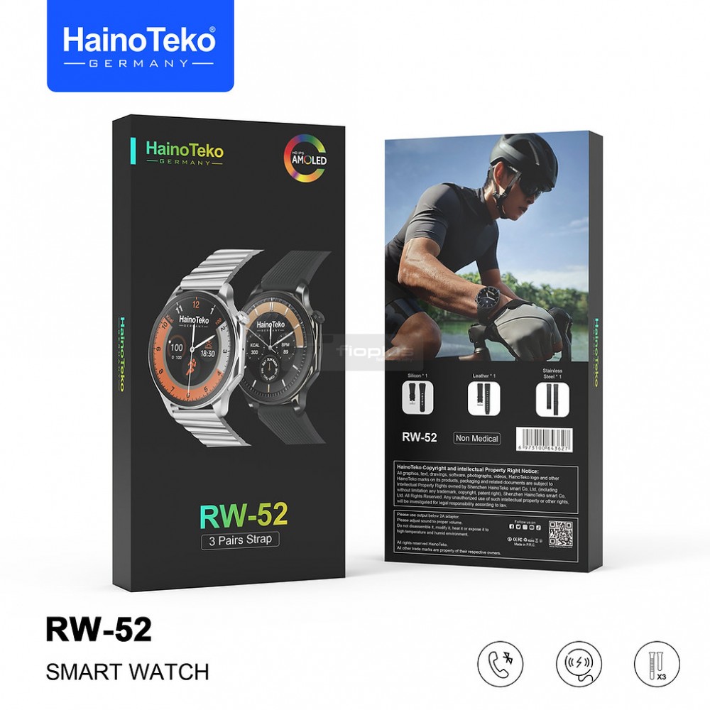 Haino Teko Rw-52 Rw52 Amoled Ekran Akıllı Saat Haino Teko Rw-52 Rw52 Amoled Ekran Akıllı Saat