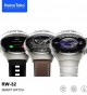 ساعة RW32 Watch 4 Pro منحنية Amoled متوافقة مع شاشة ذكية باللون الأسود ساعة RW32 Watch 4 Pro منحنية Amoled متوافقة مع شاشة ذكية باللون الأسود
