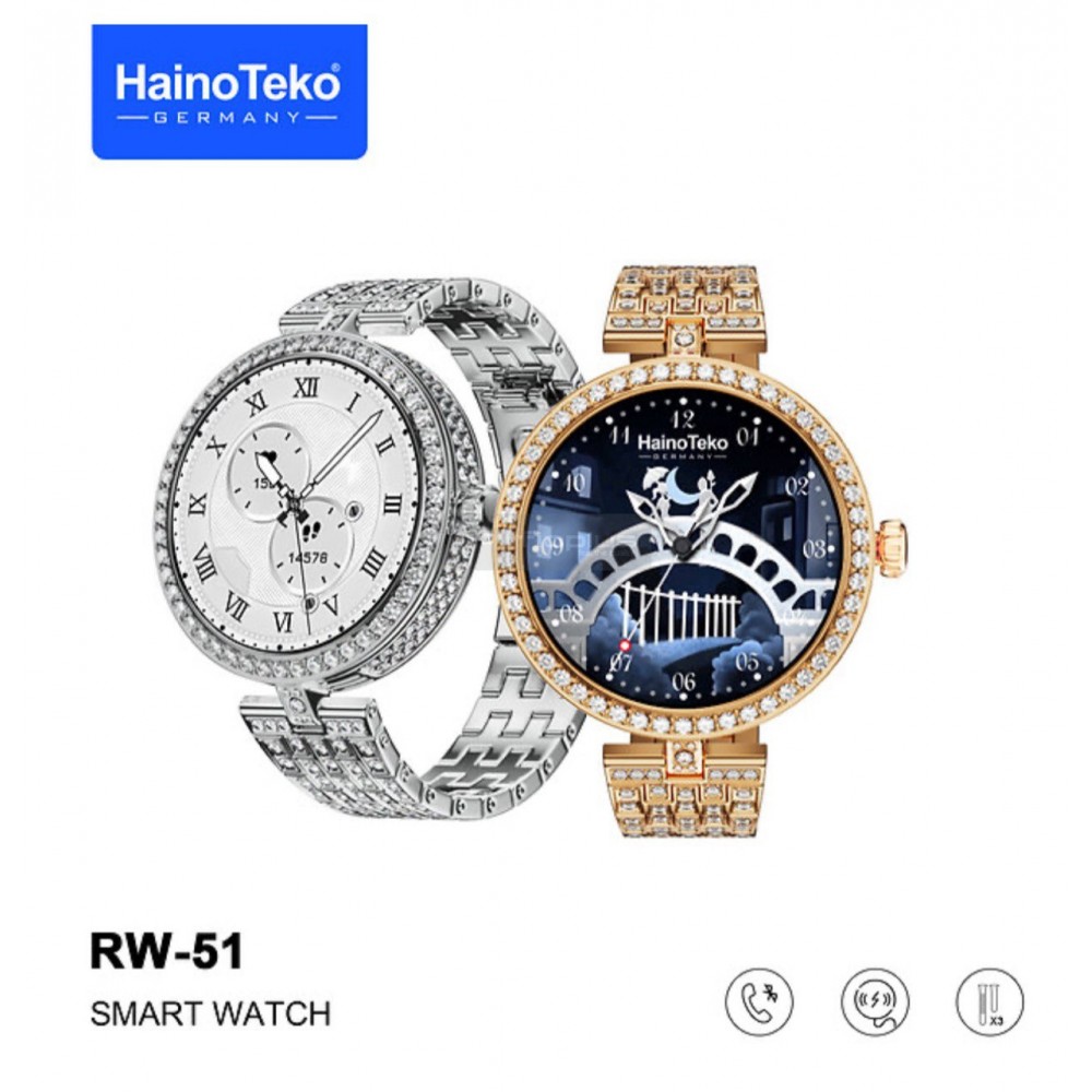 Amoled Ekran Yuvarlak Taşlı Kordon Hediyeli RW51 Akıllı Saat Kol Saati Rose Gold Amoled Ekran Yuvarlak Taşlı Kordon Hediyeli RW51 Akıllı Saat Kol Saati Rose Gold