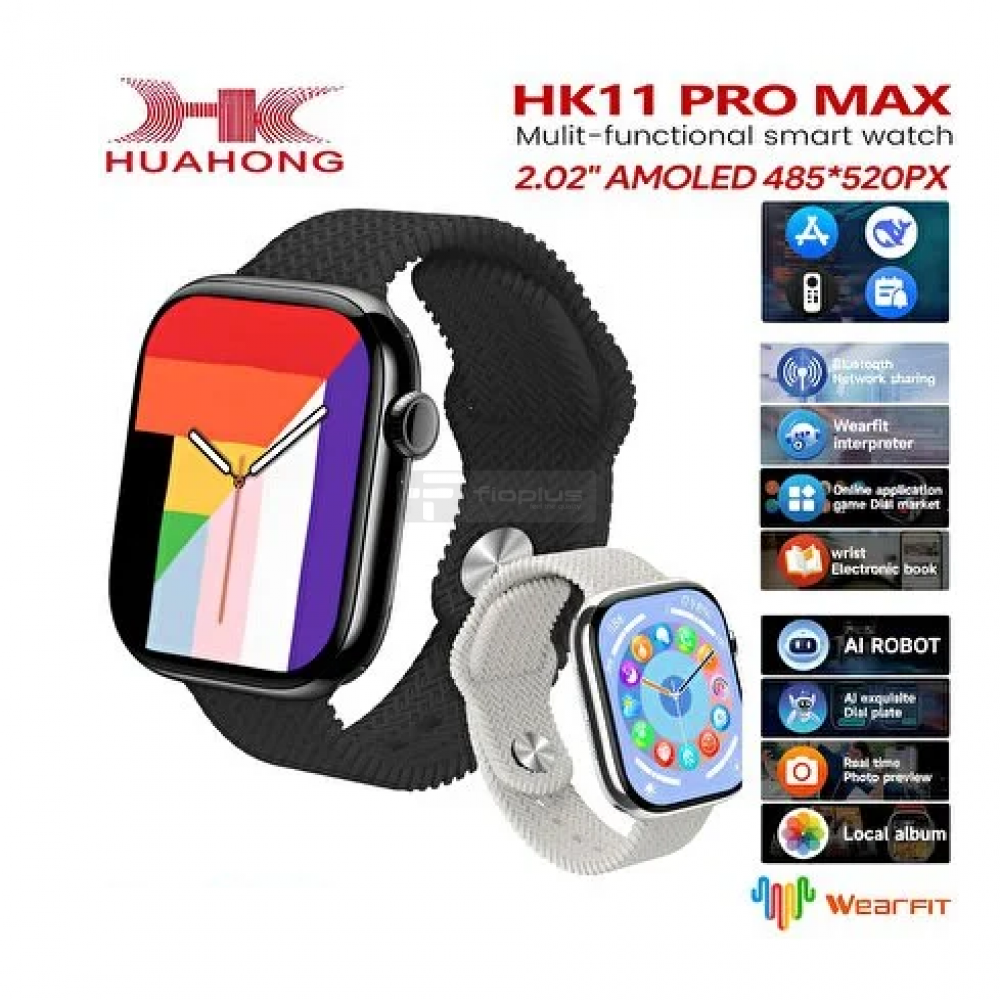 Toptan Fioplus HK11 ProMax Akıllı Saat – Fitness, Sağlık Takibi ve Uzun Pil Ömrü | Dokunmatik Ekran, Suya Dayanıklı ve Çok Fonksiyonlu Toptan Fioplus HK11 ProMax Akıllı Saat – Fitness, Sağlık Takibi ve Uzun Pil Ömrü | Dokunmatik Ekran, Suya Dayanıklı ve Çok Fonksiyonlu