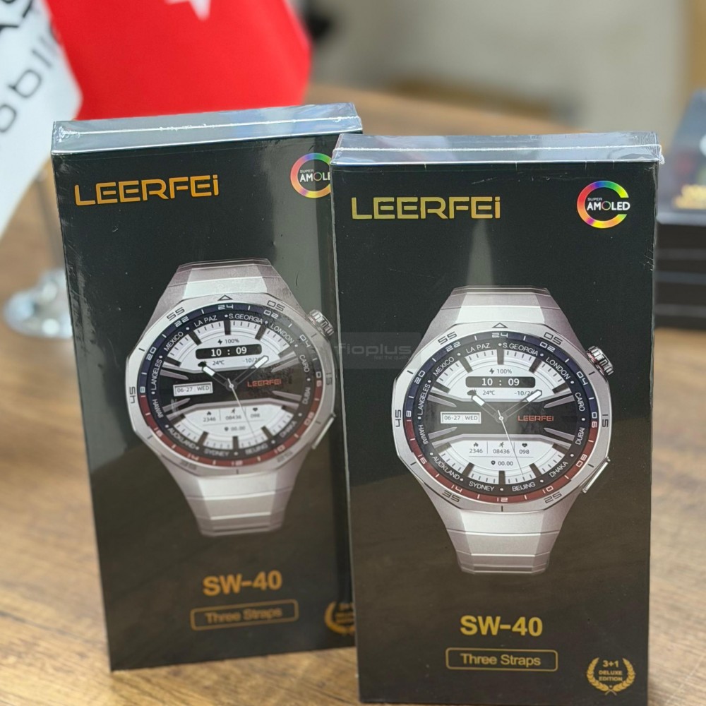 Fioplus FIO SW-40 Super AMOLED Ekran 4 Kordonlu Akıllı Saat