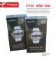 ساعة ذكية فاخرة بتصميم كلاسيكي Fioplus FIO SW-55 ساعة ذكية معدنية Fioplus FIO SW-55 بشاشة Super AMOLED و 3 أحزمة