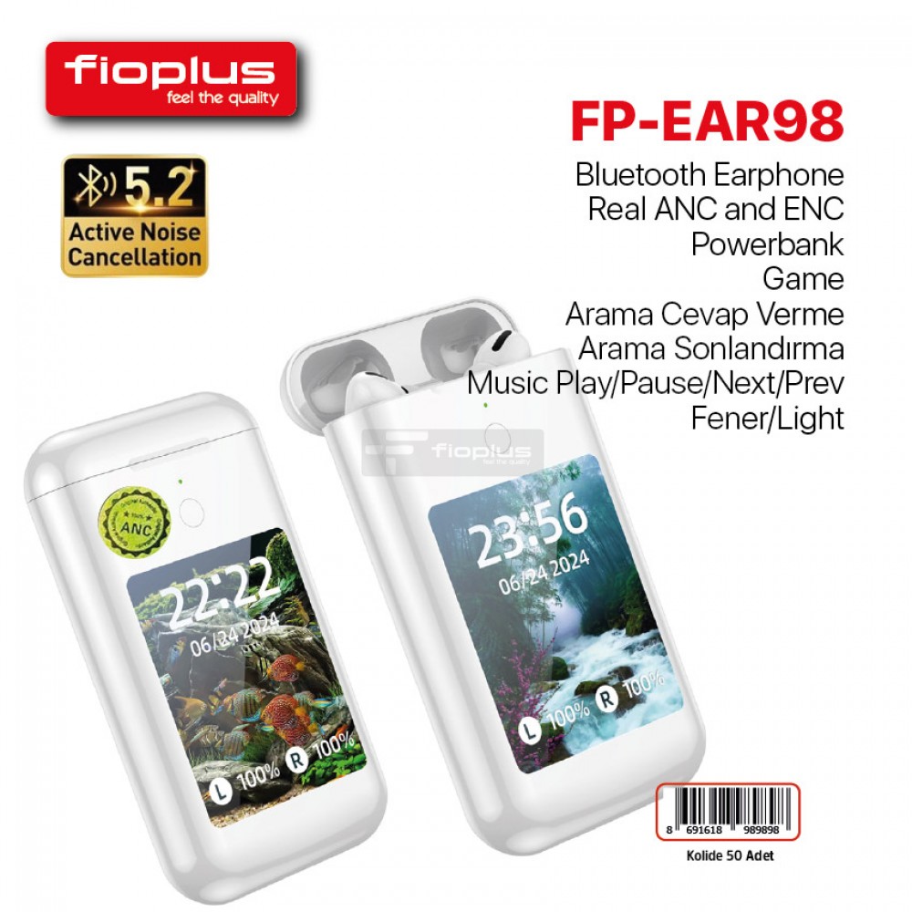 سماعة بلوتوث متعددة الوظائف FIOPLUS FP-EAR98 سماعة بلوتوث متعددة الوظائف FIOPLUS FP-EAR98