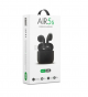 سماعة بلوتوث سوب زيرو SW21 AIR5s سوداء مع حافظة