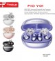 Fioplus FIO Y01 Şık Tasarımlı TWS Açık Kulaklık Fioplus FIO Y01 Kristal Taşlı Ear-Clip Açık Bluetooth Kulaklık