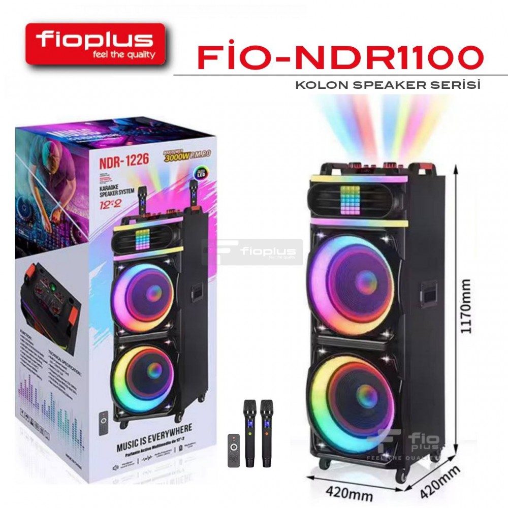 سماعة FiOPLUS NDR-1226 بحجم كبير – جودة صوت قوية وتصميم متين سماعة FiOPLUS NDR-1226 بحجم كبير – جودة صوت قوية وتصميم متين