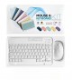 Fioplus FIO KB101 Sessiz ve Hafif Klavye Seti Fioplus FIO KB101 Renkli Şarj Edilebilir Kablosuz Klavye ve Mouse Seti