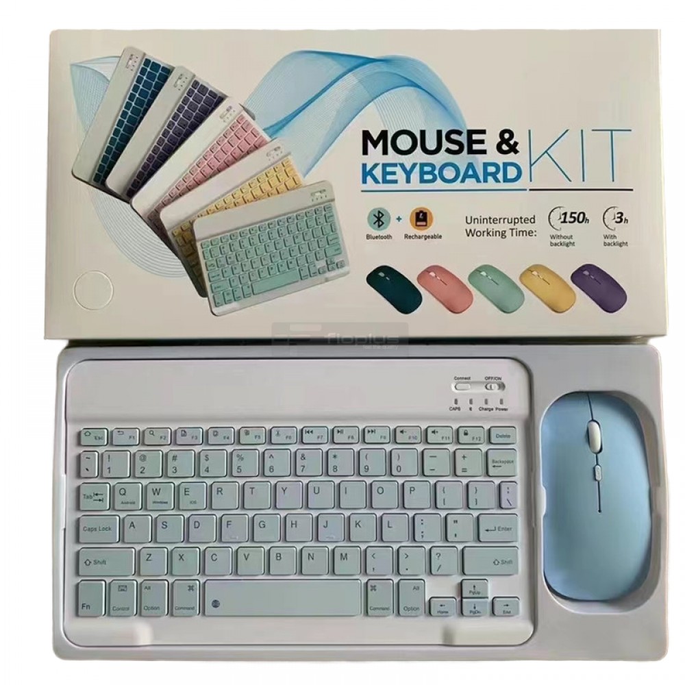 Fioplus FIO KB101 Sessiz ve Hafif Klavye Seti Fioplus FIO KB101 Renkli Şarj Edilebilir Kablosuz Klavye ve Mouse Seti
