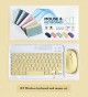 Fioplus FIO KB101 Sessiz ve Hafif Klavye Seti Fioplus FIO KB101 Renkli Şarj Edilebilir Kablosuz Klavye ve Mouse Seti
