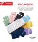 Fioplus FIO KB101 Sessiz ve Hafif Klavye Seti Fioplus FIO KB101 Renkli Şarj Edilebilir Kablosuz Klavye ve Mouse Seti