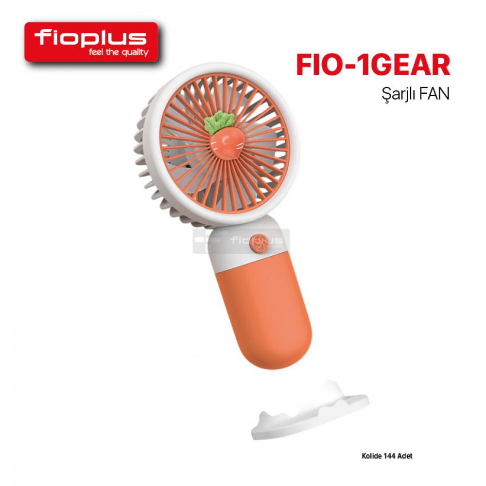 FIOPLUS FIO-1GEAR Meyve Figürlü Taşınabilir El Fanı