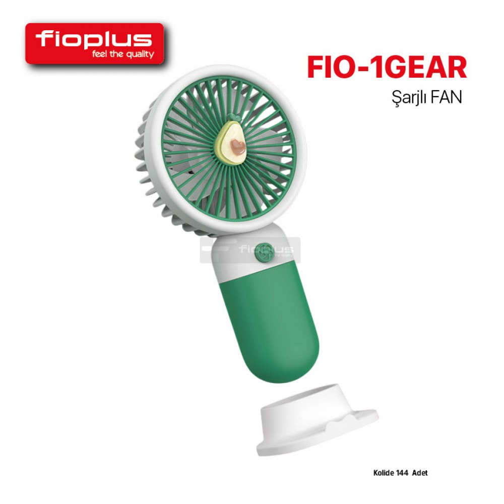 FIOPLUS FIO-1GEAR Meyve Figürlü Taşınabilir El Fanı