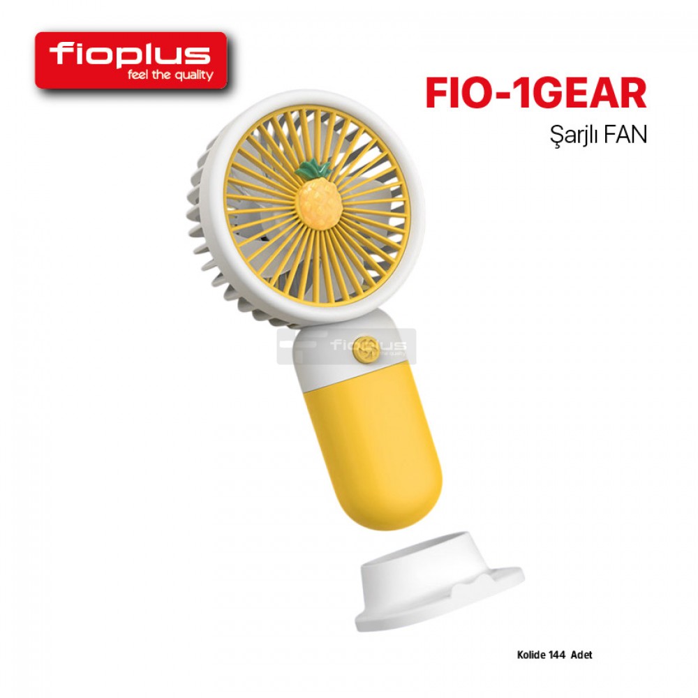 FIOPLUS FIO-1GEAR Meyve Figürlü Taşınabilir El Fanı