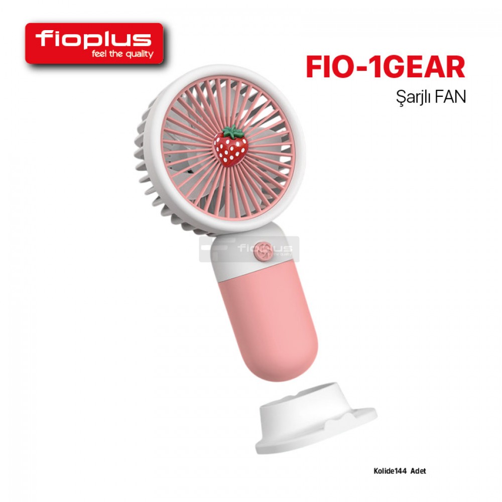 FIOPLUS FIO-1GEAR Meyve Figürlü Taşınabilir El Fanı